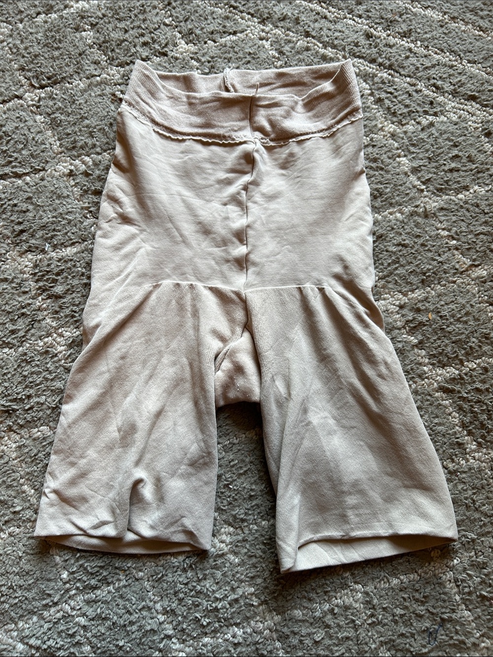 SPANX size C Nude High-Waist Shaping Biker Shorts